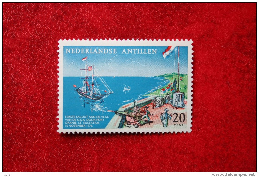 Herdenkingszegel; NVPH Nr 322; 1961 MNH / POSTFRIS / ** NEDERLANDSE ANTILLEN / NIEDERL. ANTILLEN / NETHERLANDS ANTILLEN - Curaçao, Nederlandse Antillen, Aruba