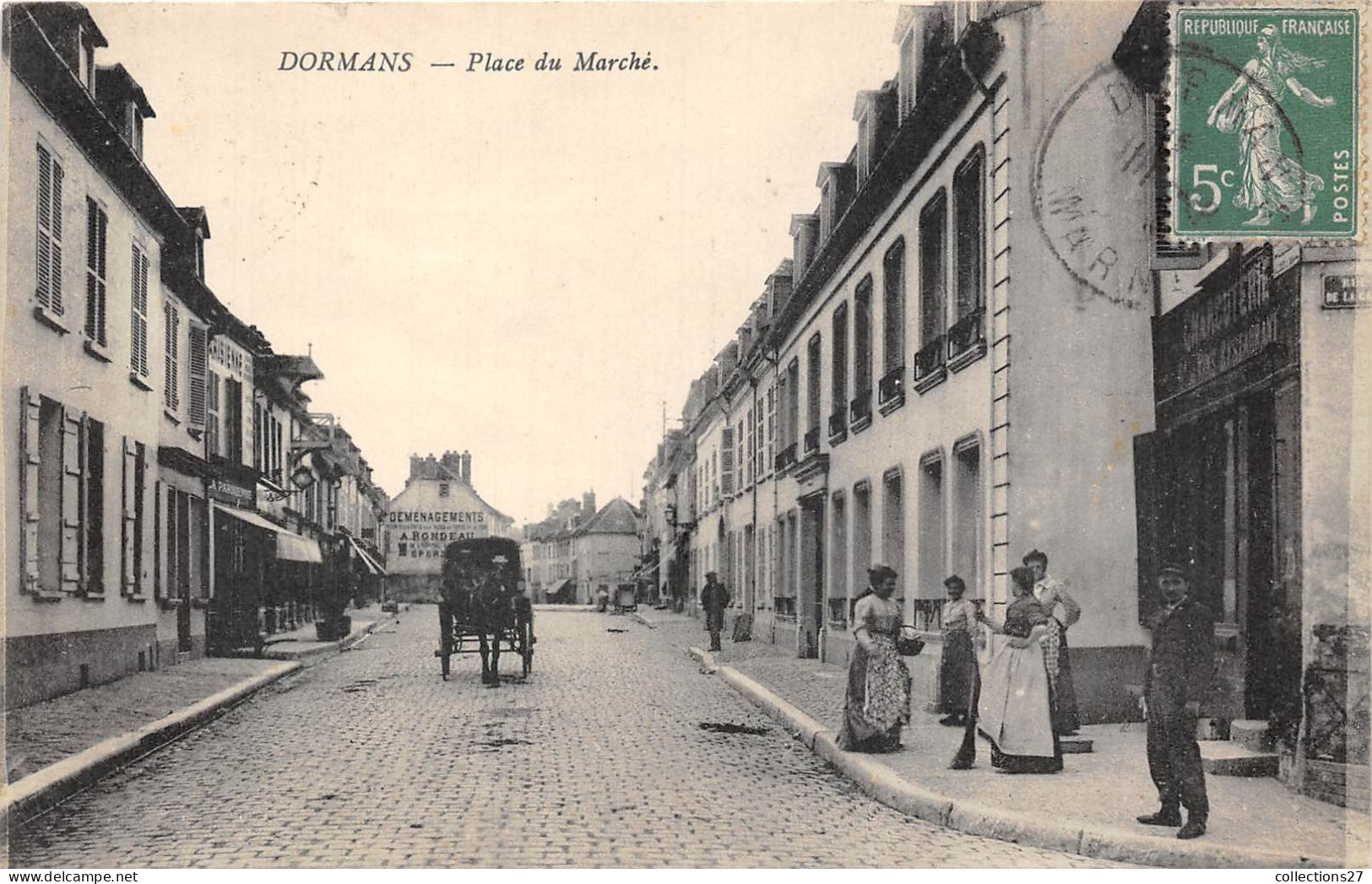 51-DORMANS- PLACE DU MARCHE - Dormans