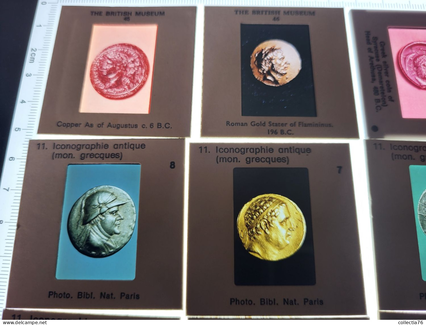 LOT 32 DIAPOSITIVES NUMISMATIQUE BRITISH MUSEUM BIBLIOTHEQUE NATIONALE MONNAIES GRECQUES - Livres & Logiciels