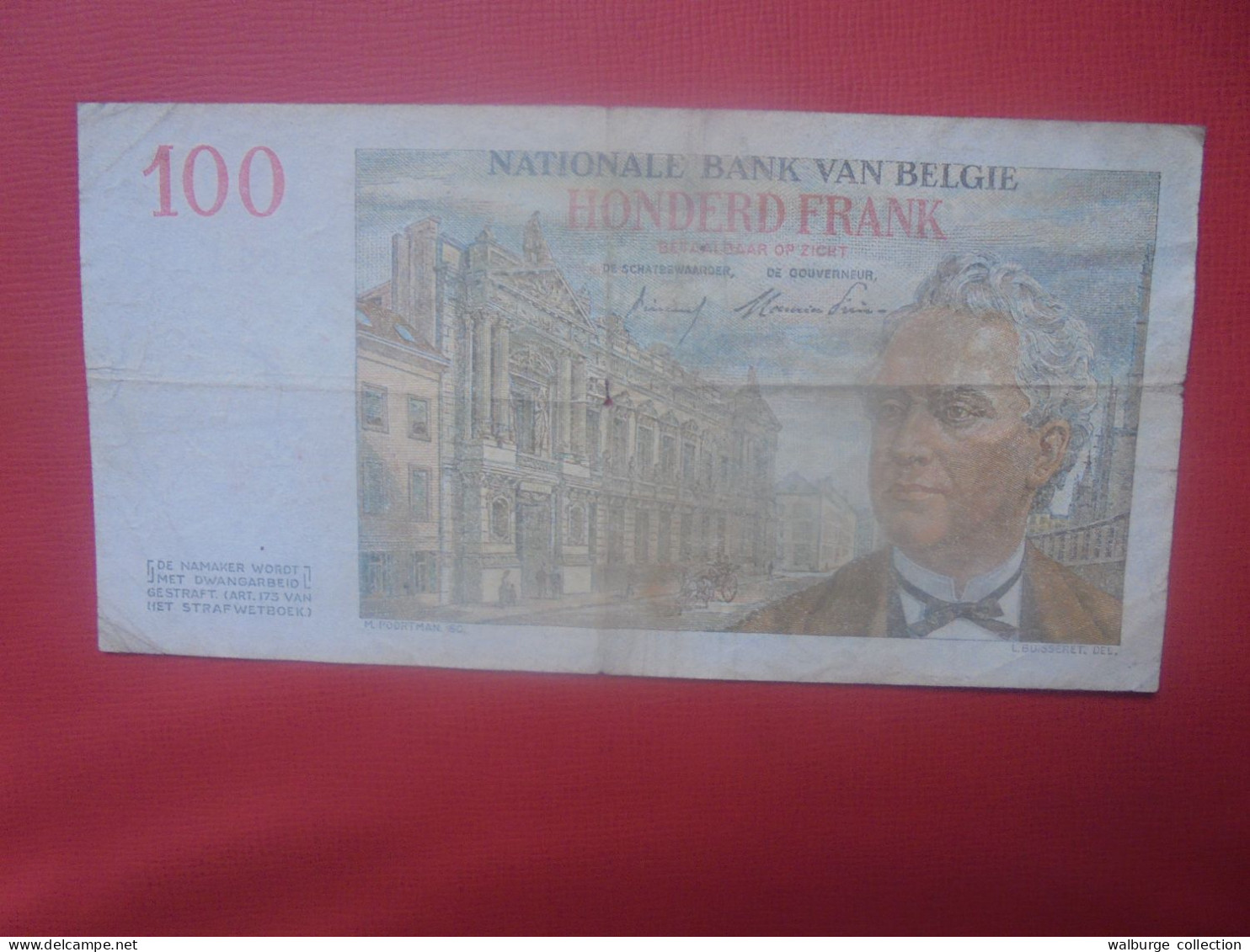 BELGIQUE 100 Francs 1954 Circuler (B.18) - 100 Francos