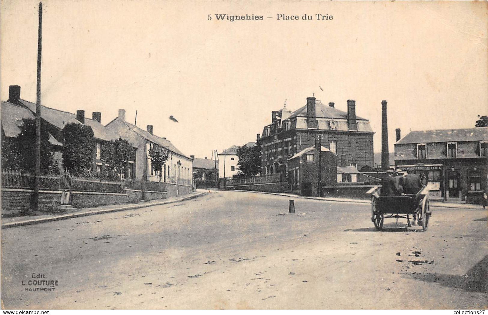 59-WIGNEHIES- PLACE DU TRIE - Other & Unclassified