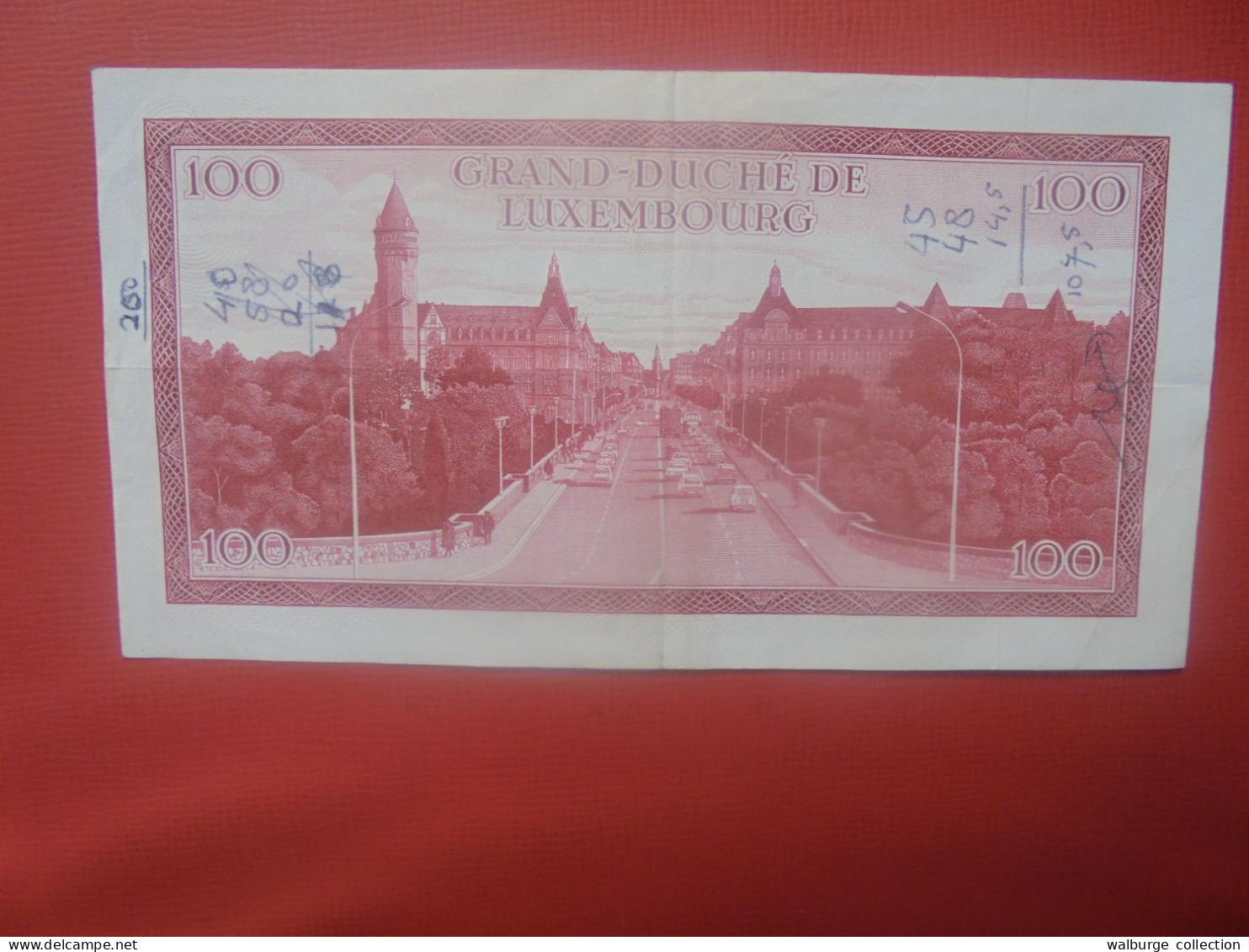 LUXEMBOURG 100 FRANCS 1970 Circuler (B.18) - Luxembourg