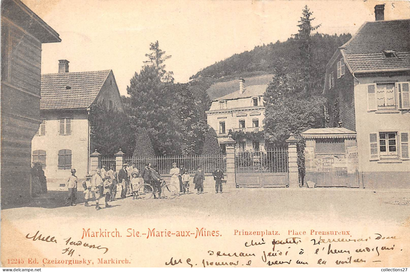 68-MARKIRCH- SAINTE MARIE-AUX-MINES- PLACE PRENSUREUX - Other & Unclassified