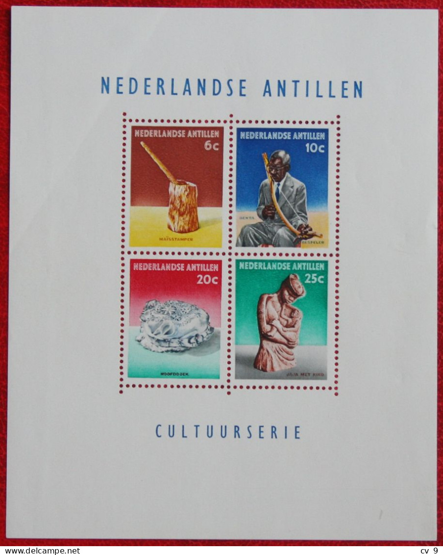 READ  Blok Cultuurzegels; NVPH Nr 329; 1962 MNH / POSTFRIS NEDERLANDSE ANTILLEN  NETHERLANDS ANTILLES - Curaçao, Nederlandse Antillen, Aruba