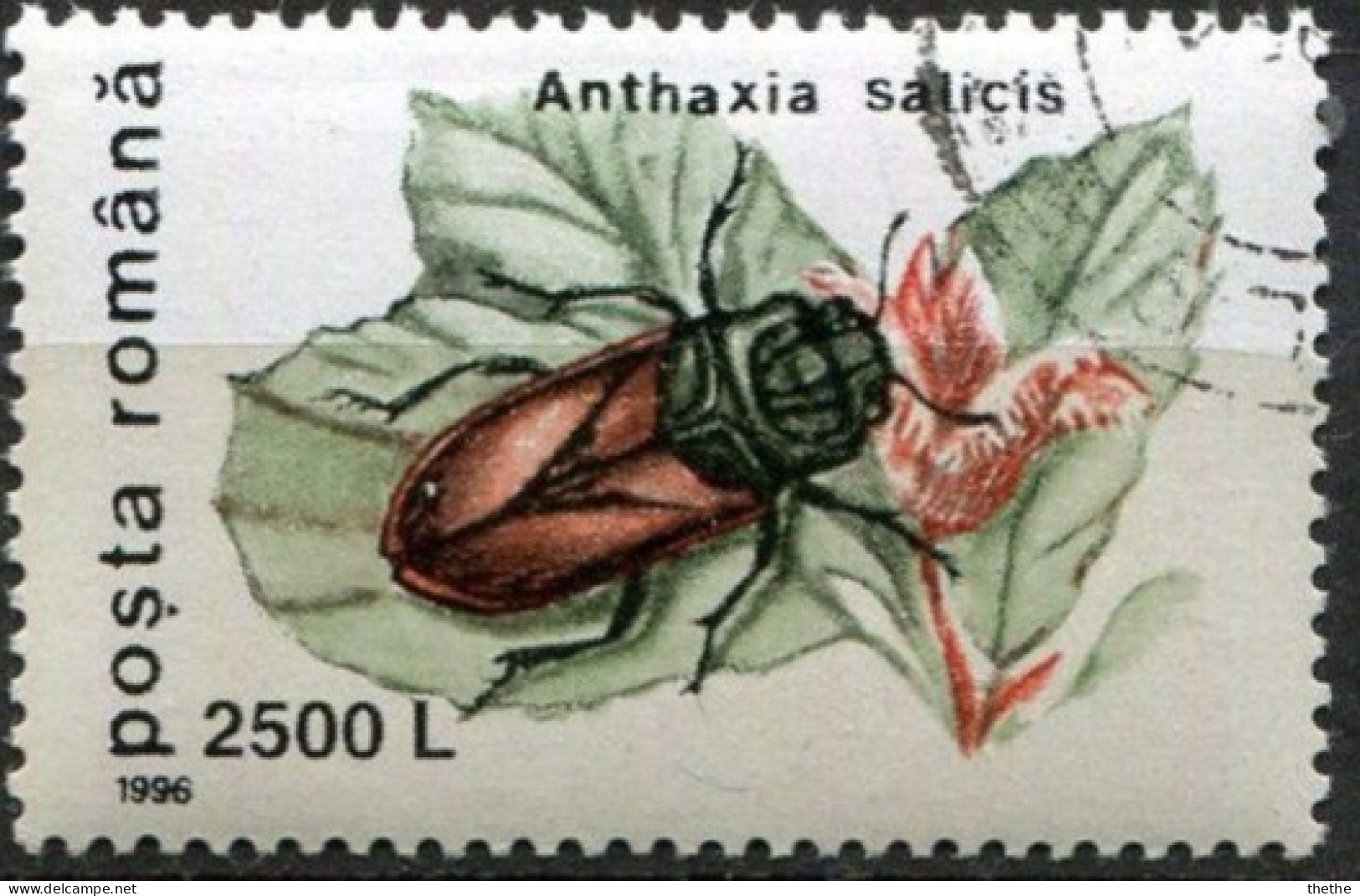 ROUMANIE - Anthaxie Des Pâturages (Anthaxia Salicis) - Used Stamps