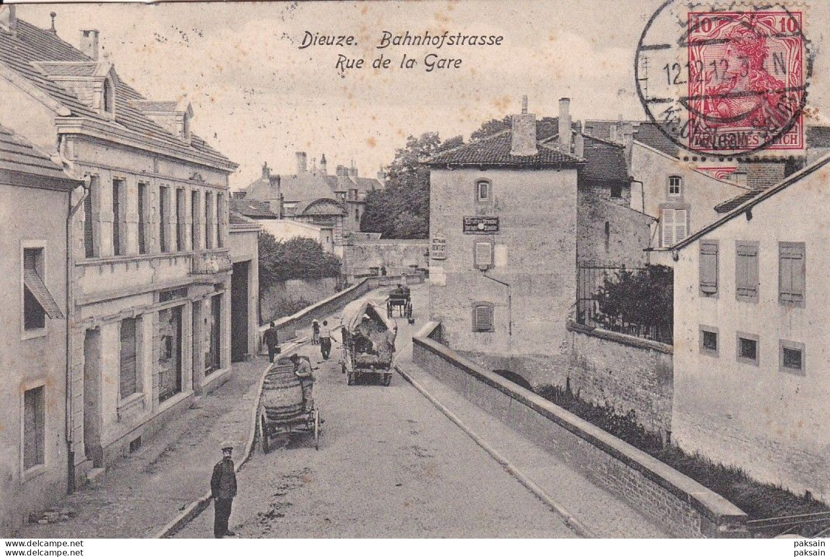 Dieuze - Bahnhofstrasse - Rue De La Gare Mosel 57 - Dieuze