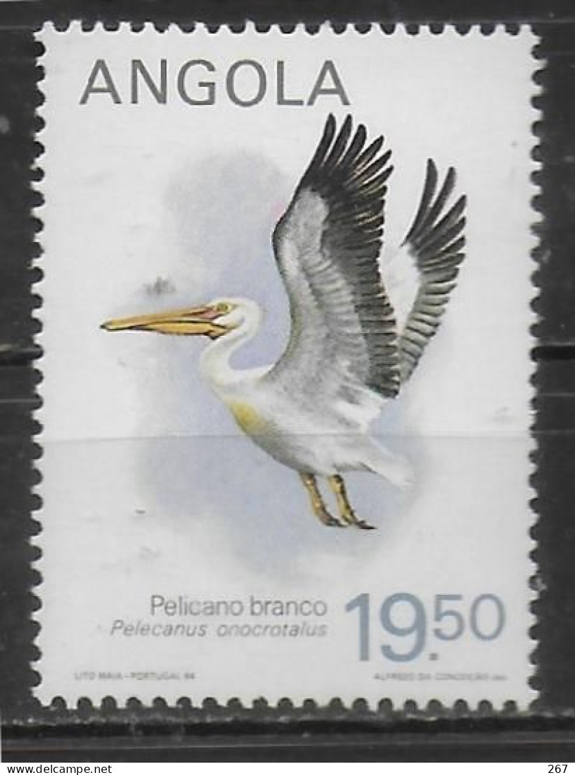 ANGOLA  N° 689d  * *  Oiseaux Pelicans - Pelikanen