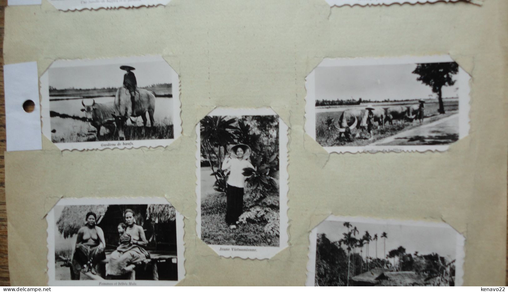 Assez Rare 10 Petites Photos ( 6,5 X 4 Cm ) Du Vietnam Année 1955 ( Les Photos Sont Pas Collée ) - Asia