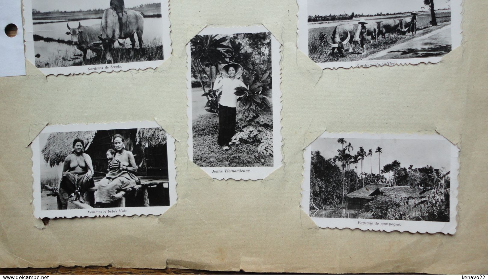 Assez Rare 10 Petites Photos ( 6,5 X 4 Cm ) Du Vietnam Année 1955 ( Les Photos Sont Pas Collée ) - Azië