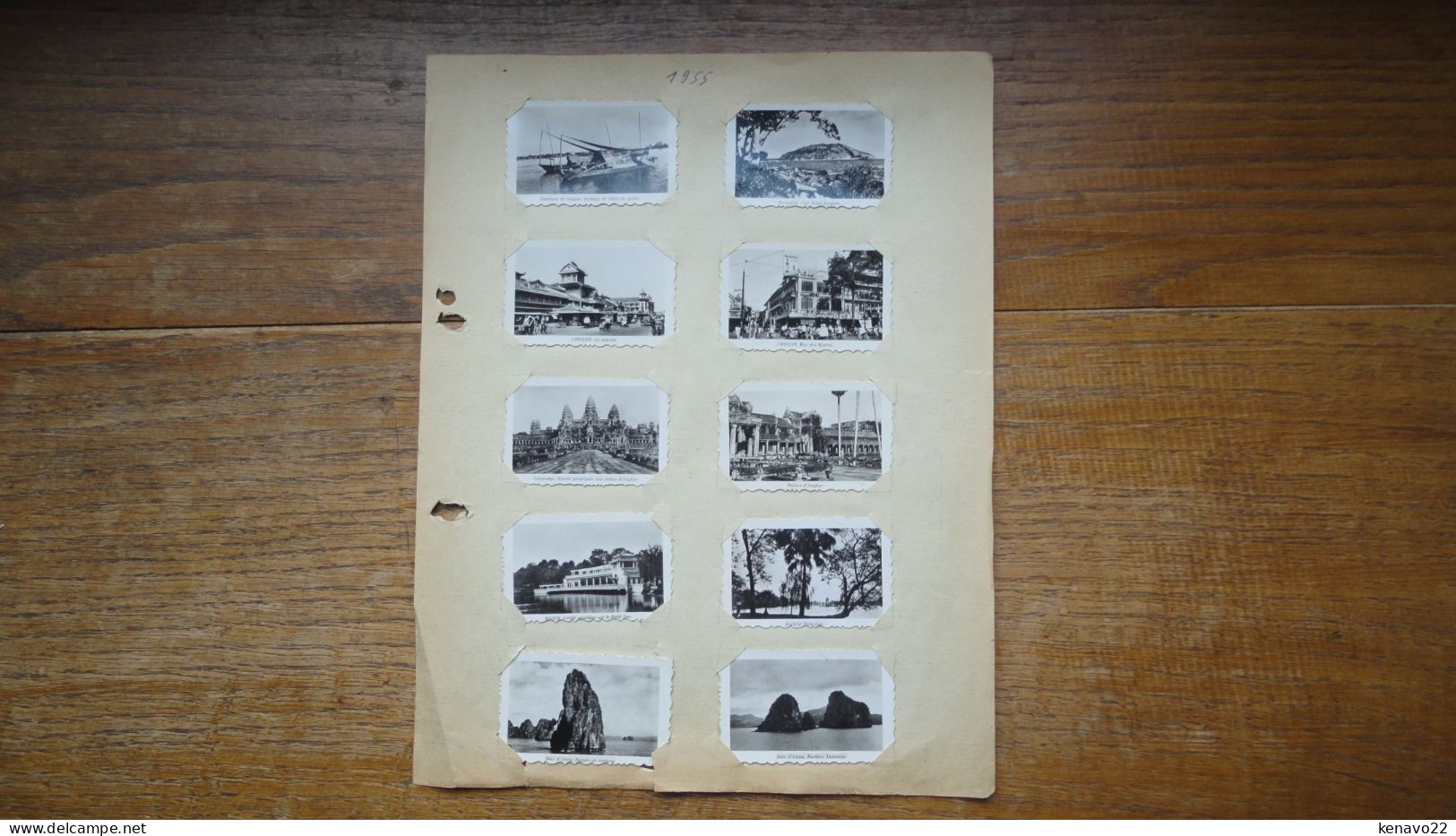 Assez Rare 10 Petites Photos ( 6,5 X 4 Cm ) Du Vietnam Année 1955 ( Les Photos Sont Pas Collée ) - Azië