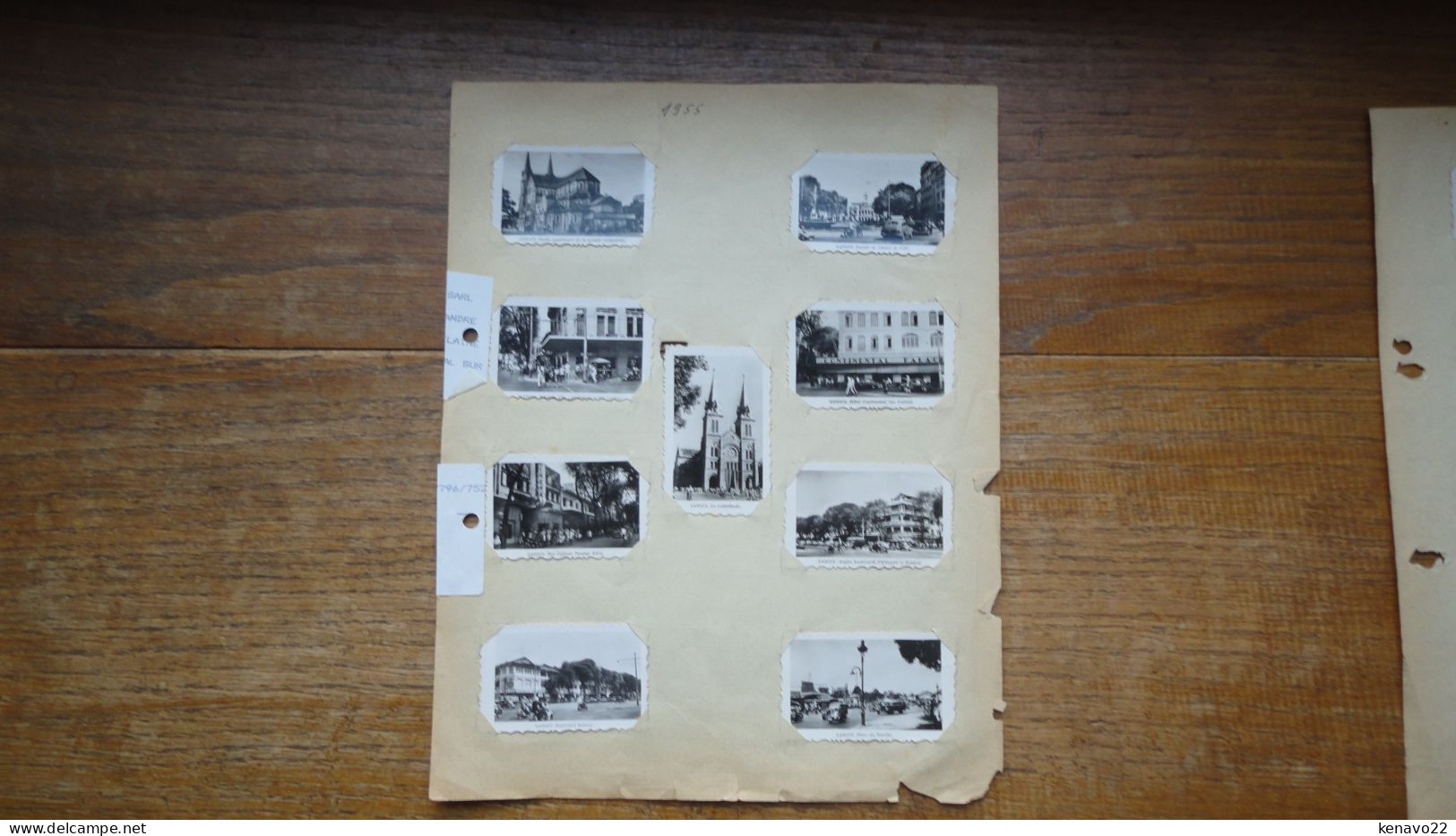 Assez Rare 9 Petites Photos ( 6,5 X 4 Cm ) Du Vietnam Année 1955 ( Les Photos Sont Pas Collée ) - Asia