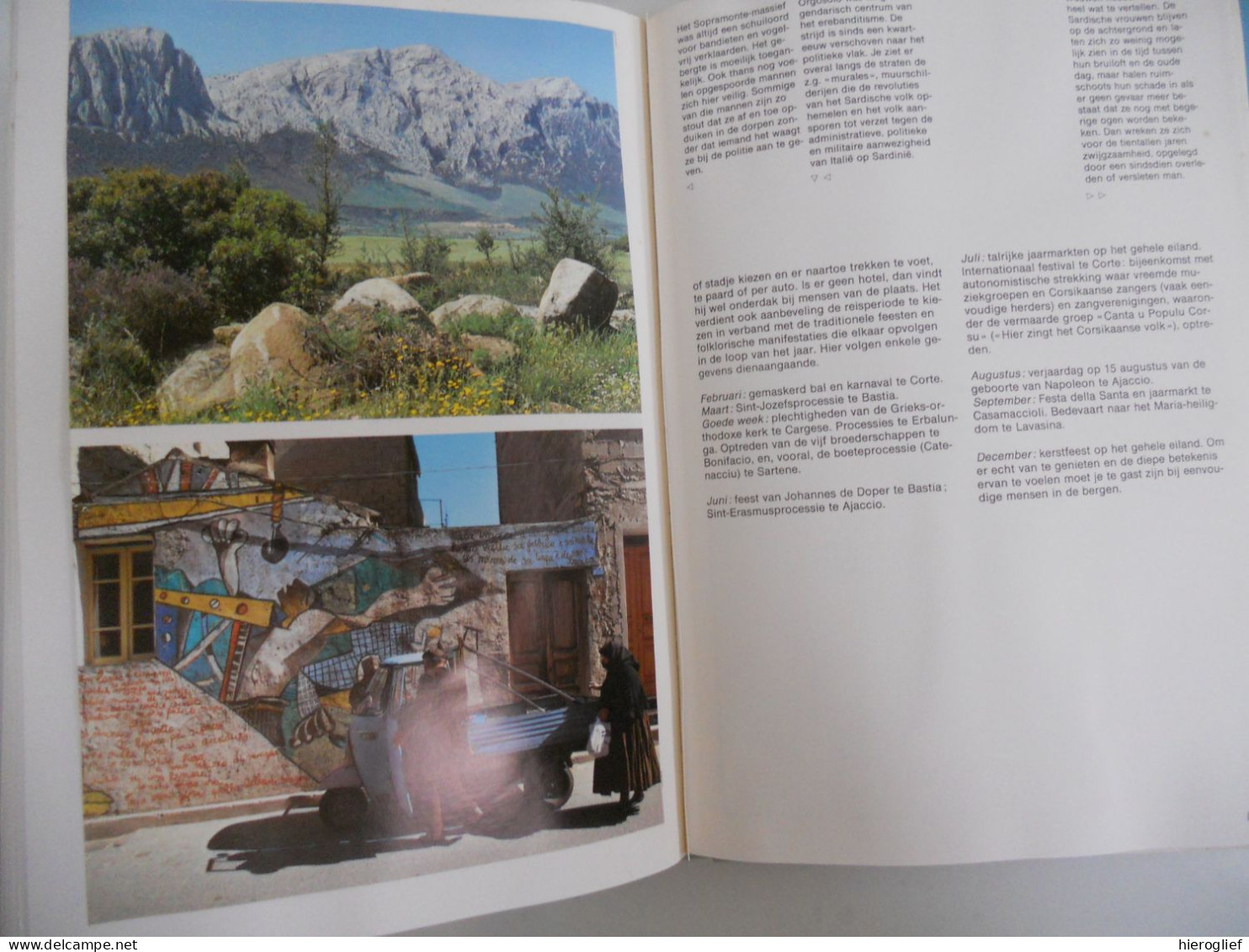 Corsica en Sardinië - Album Artis Historia compleet met alle chromo's Middellandse Zee natuur cultuur architectuur kunst