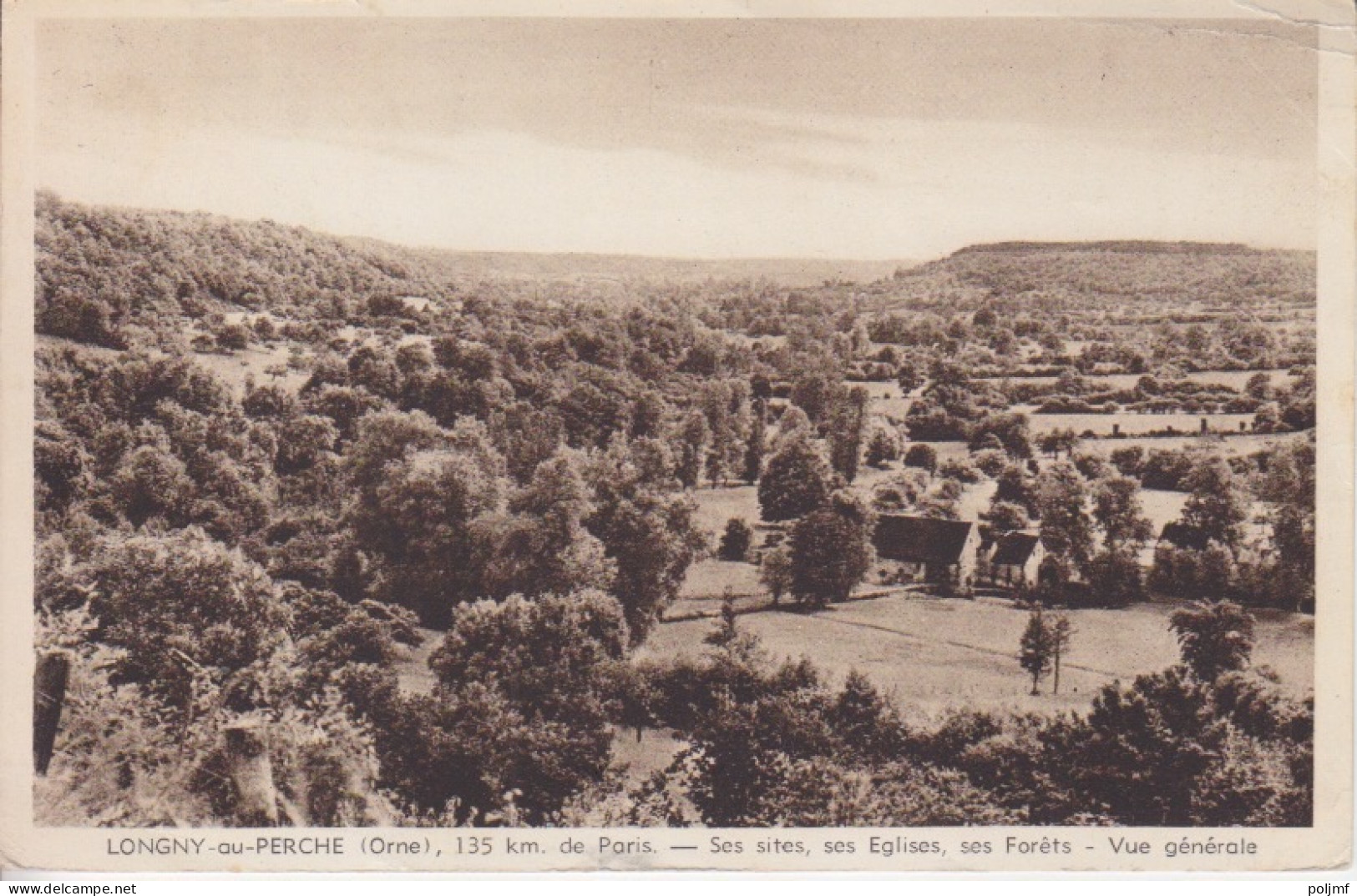 F CP "Longny Au Perche" Obl. Magne Le 11/9/47 Sur 2f50 Mazelin N° 681 + 50c Lorraine (Tarif Du 8/7/47) - 1945-47 Cérès De Mazelin