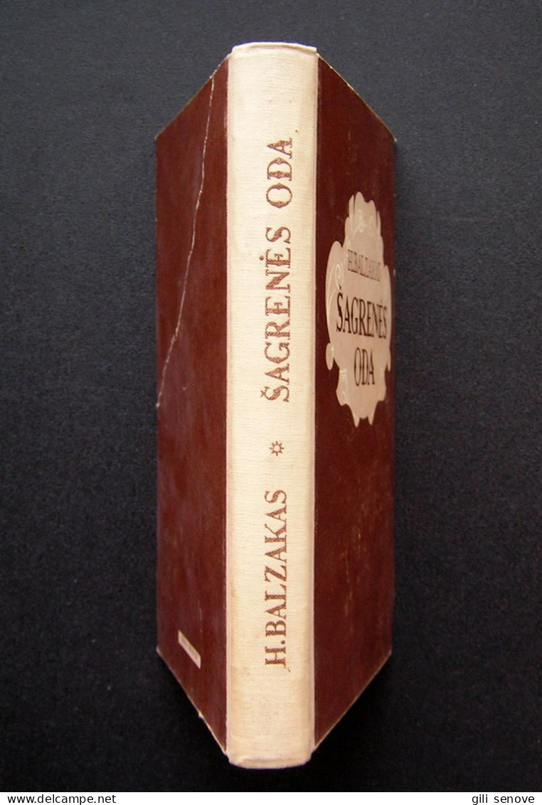 Lithuanian Book / Šagrenės Oda Honore De Balzac 1952 - Romans
