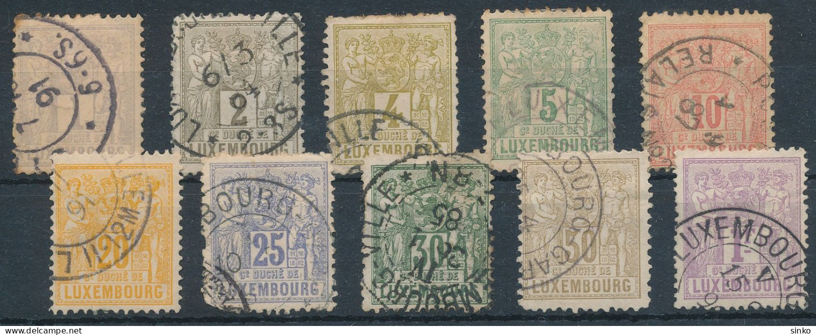 1882. Luxembourg - 1882 Allegorie