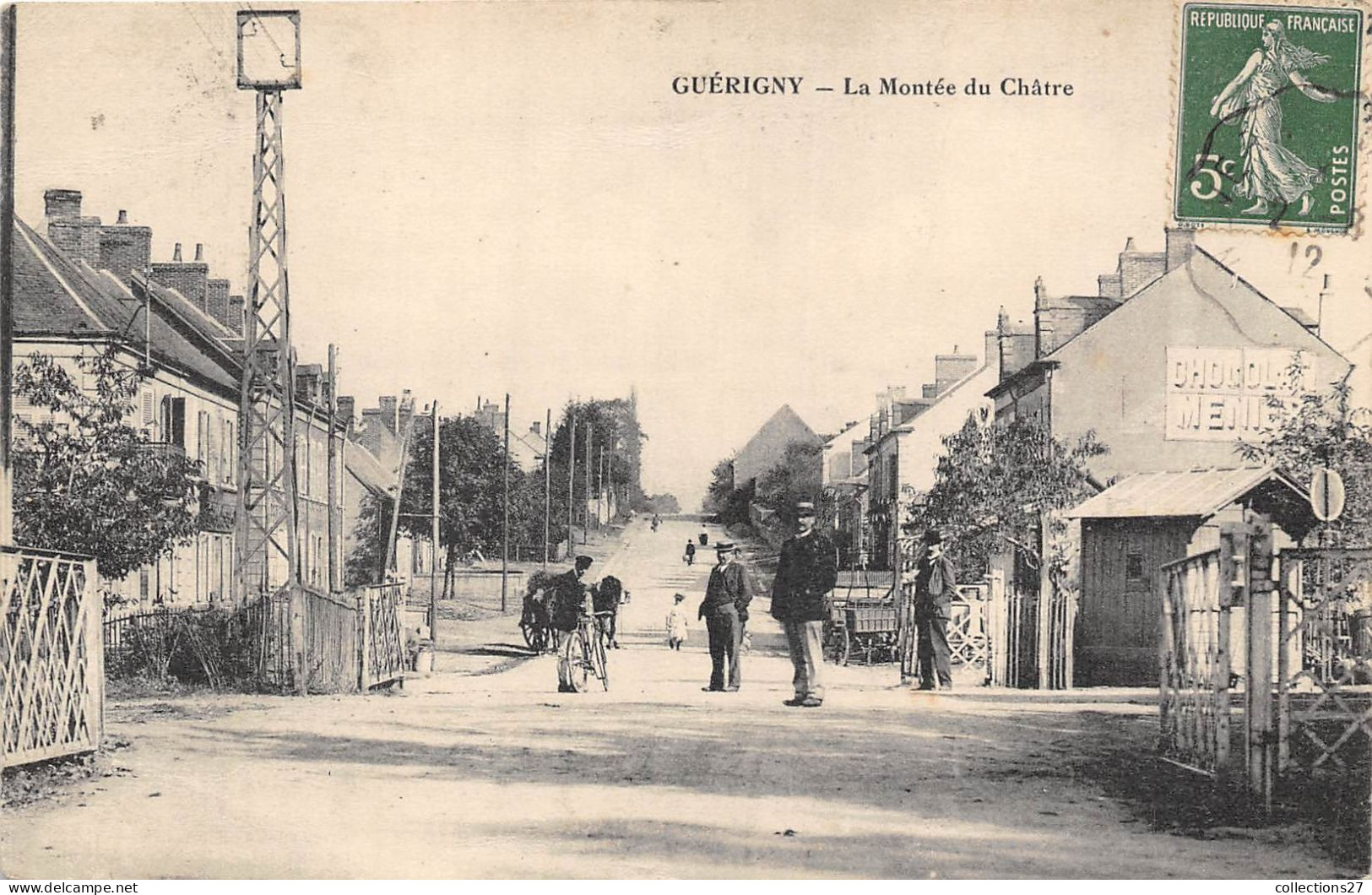 58-GUERIGNY- LA MONTEE DU CHÂTRE - Guerigny