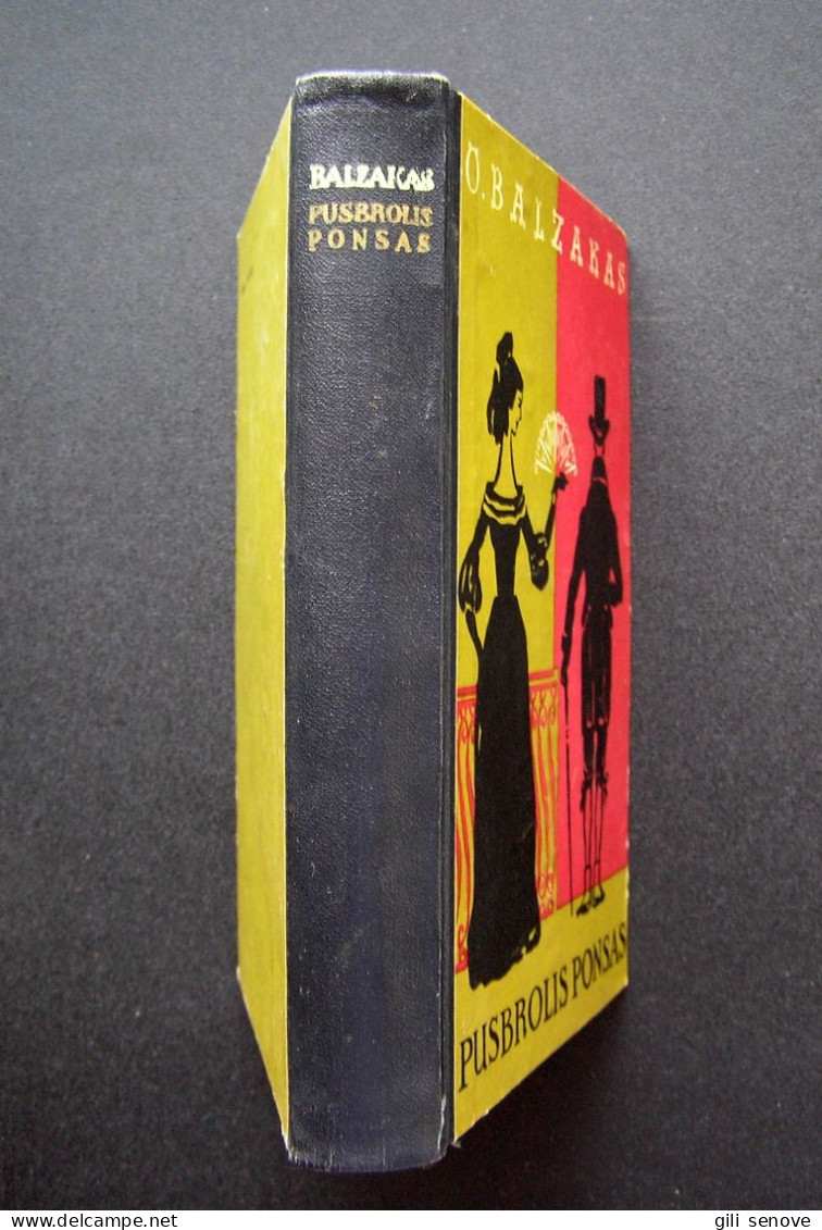 Lithuanian Book / Pusbrolis Ponsas Honore De Balzac 1959 - Novels