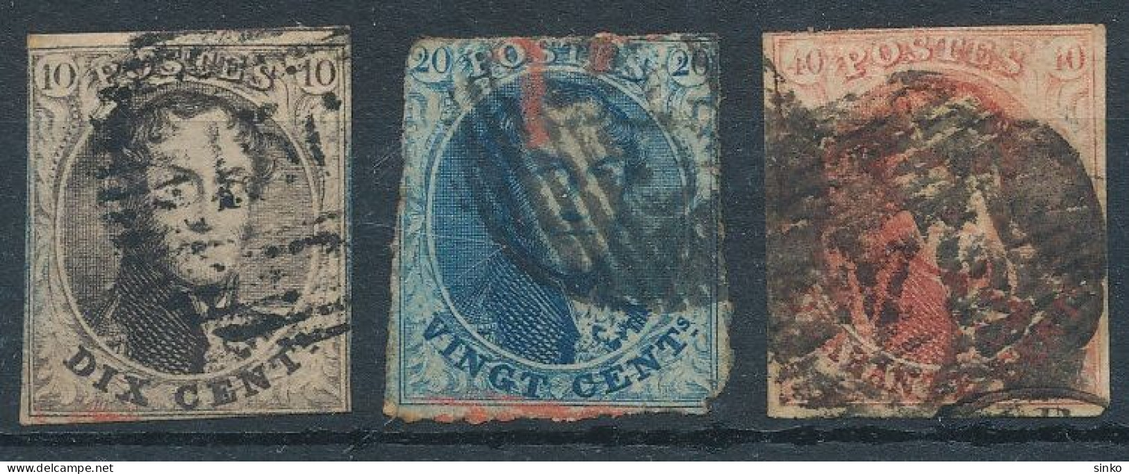 1851/54. Belgium - 1849-1865 Medallones (Otros)