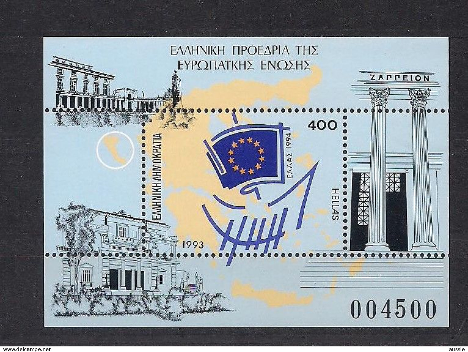 Gréce Griekenland Greece 1993 Yvertn° Bloc 11 *** MNH  Cote 7,50 € - Blocs-feuillets