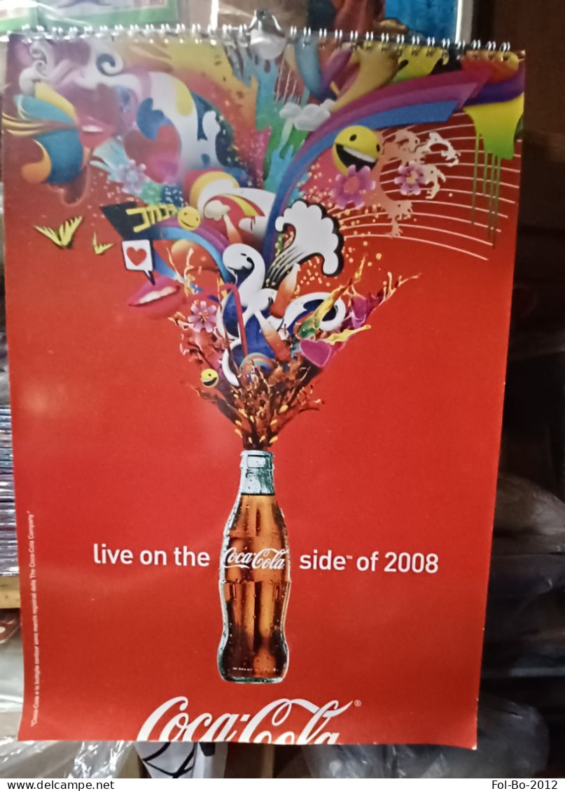 Coca-cola Calendario 2008 Live On The Side Of - Kalenders