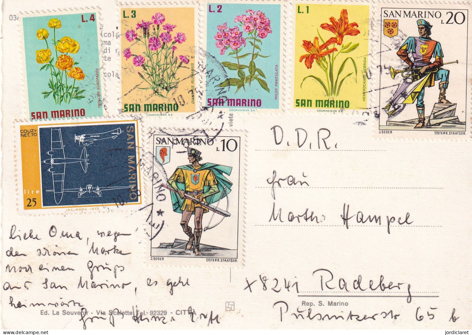 CARD 1975 - Lettres & Documents