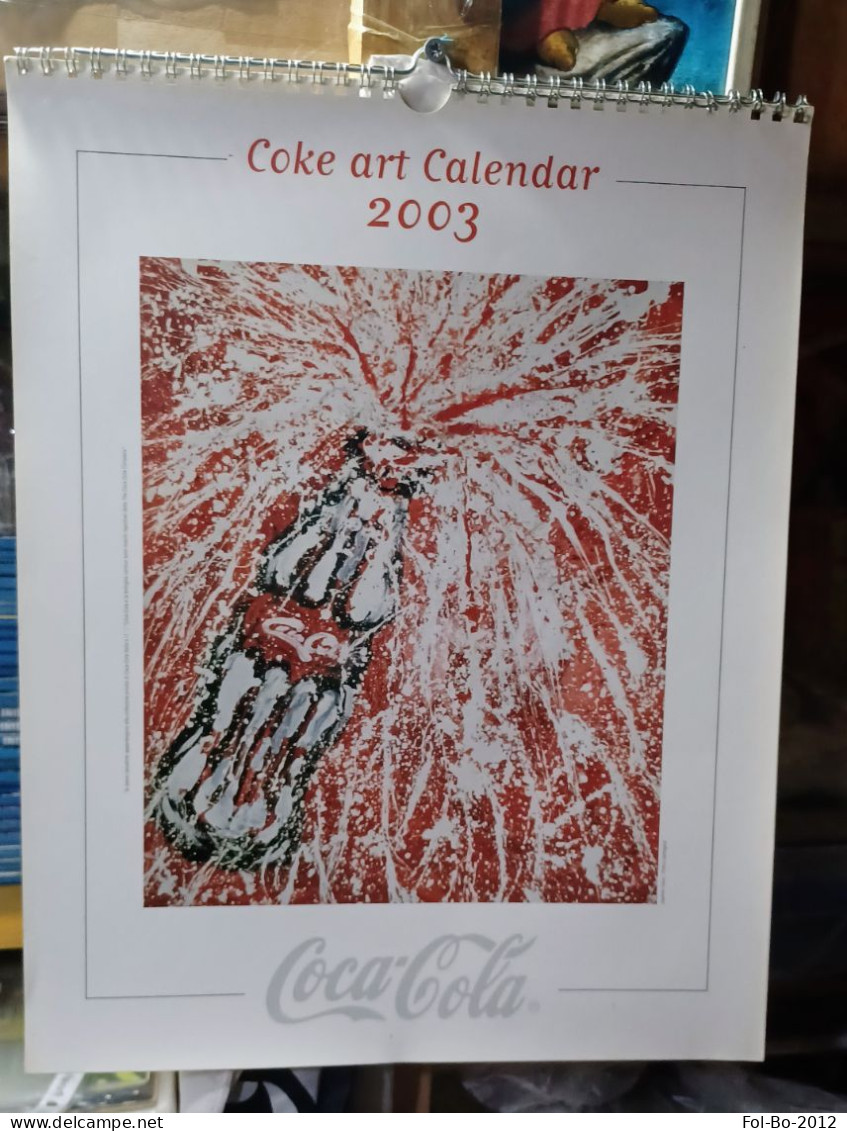 Coca-cola Calendario 2003 Coke Art Calendar - Calendriers