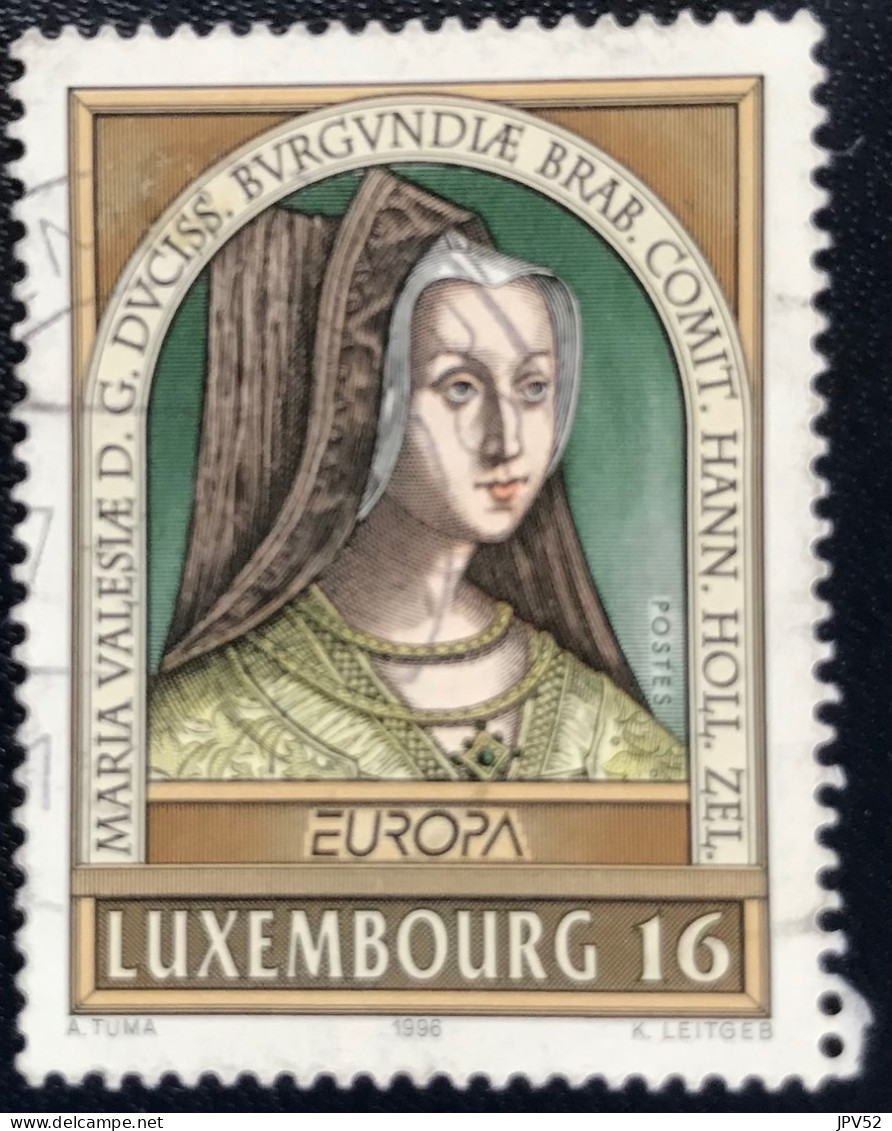 Luxembourg - Luxemburg - C18/30 - 1996 - (°)used - Michel 1390 - Beroemde Vrouwen - Gebruikt