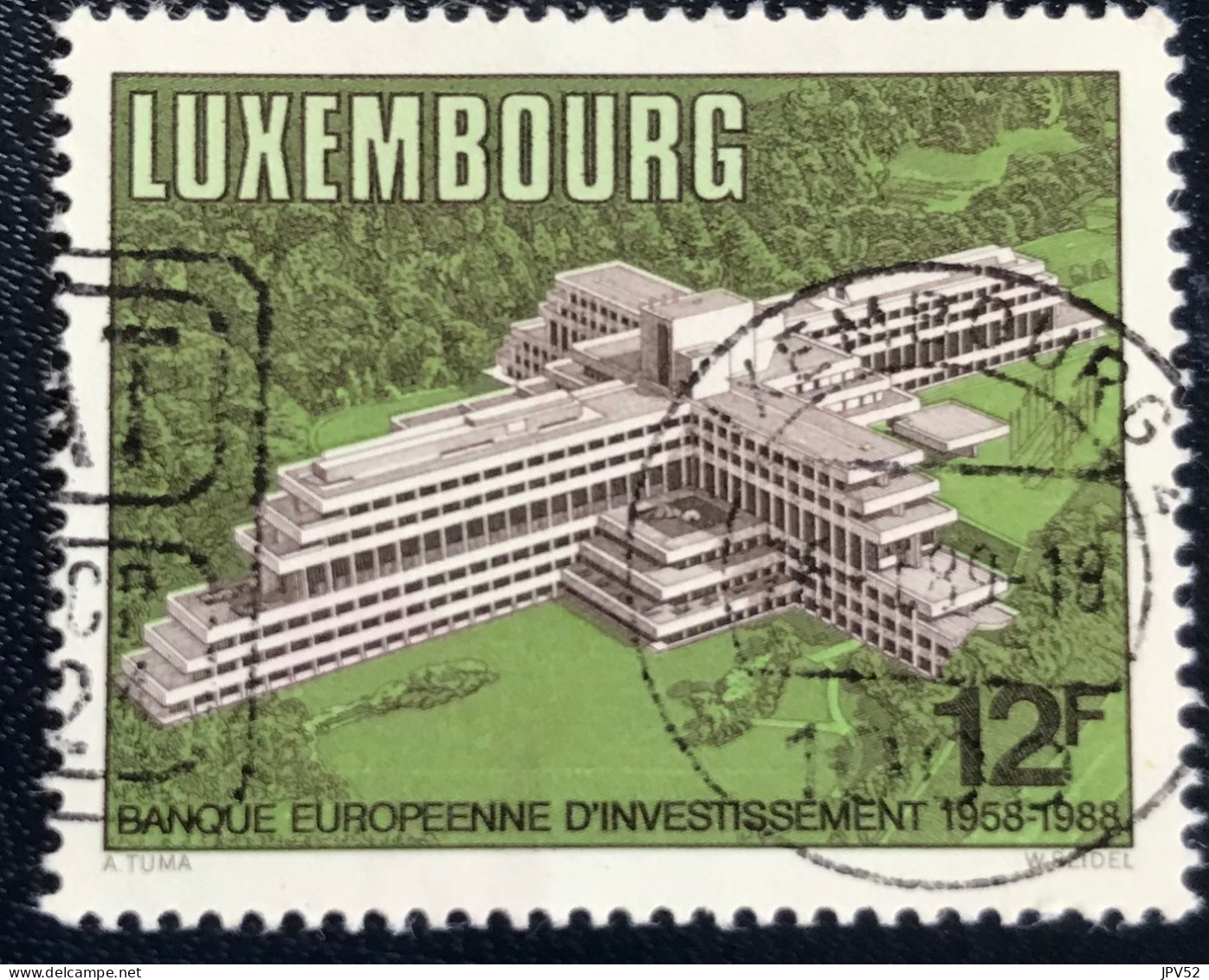 Luxembourg - Luxemburg - C18/30 - 1988 - (°)used - Michel 1208 - Europa - Investeringsbank - Usati