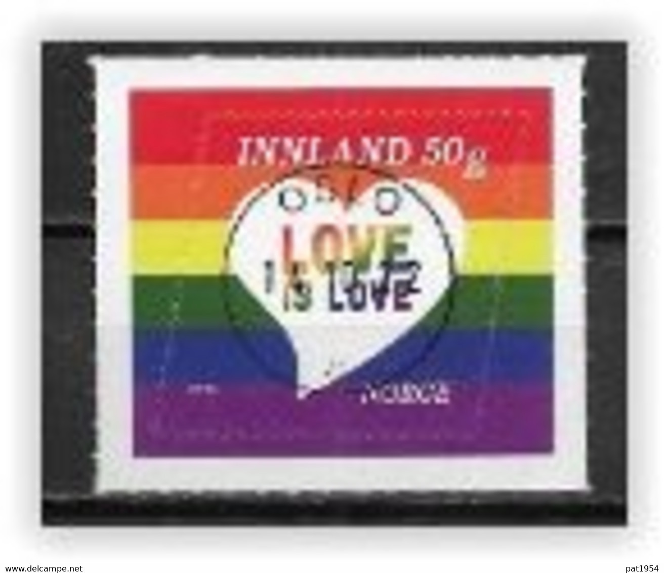 Norvège 2022 Timbre Oblitéré Love - Used Stamps