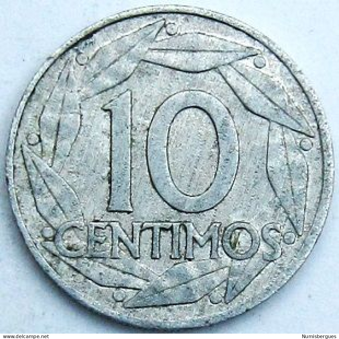 Pièce De Monnaie 10 Centimos 1959 - 10 Centimos