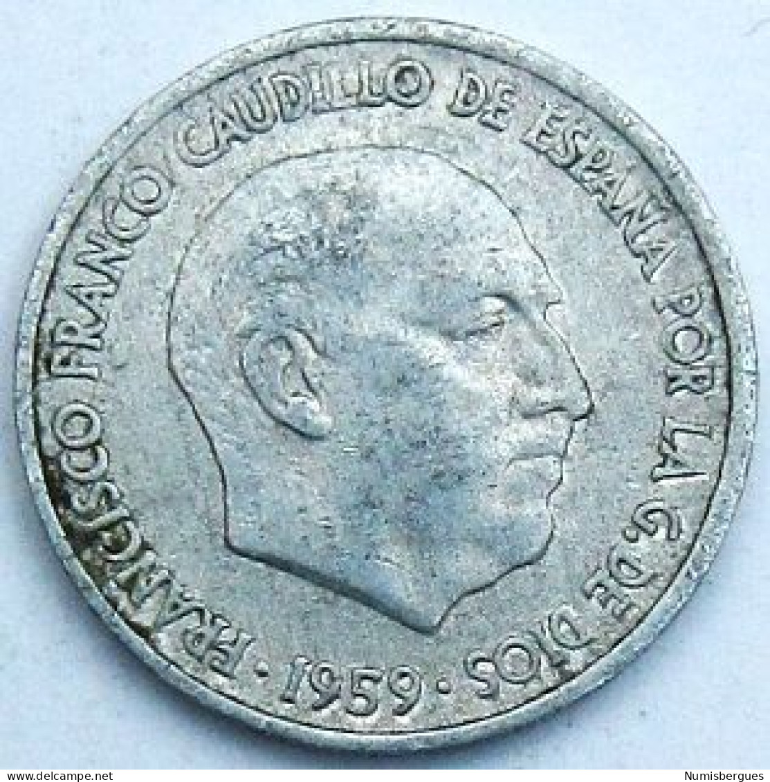 Pièce De Monnaie 10 Centimos 1959 - 10 Céntimos