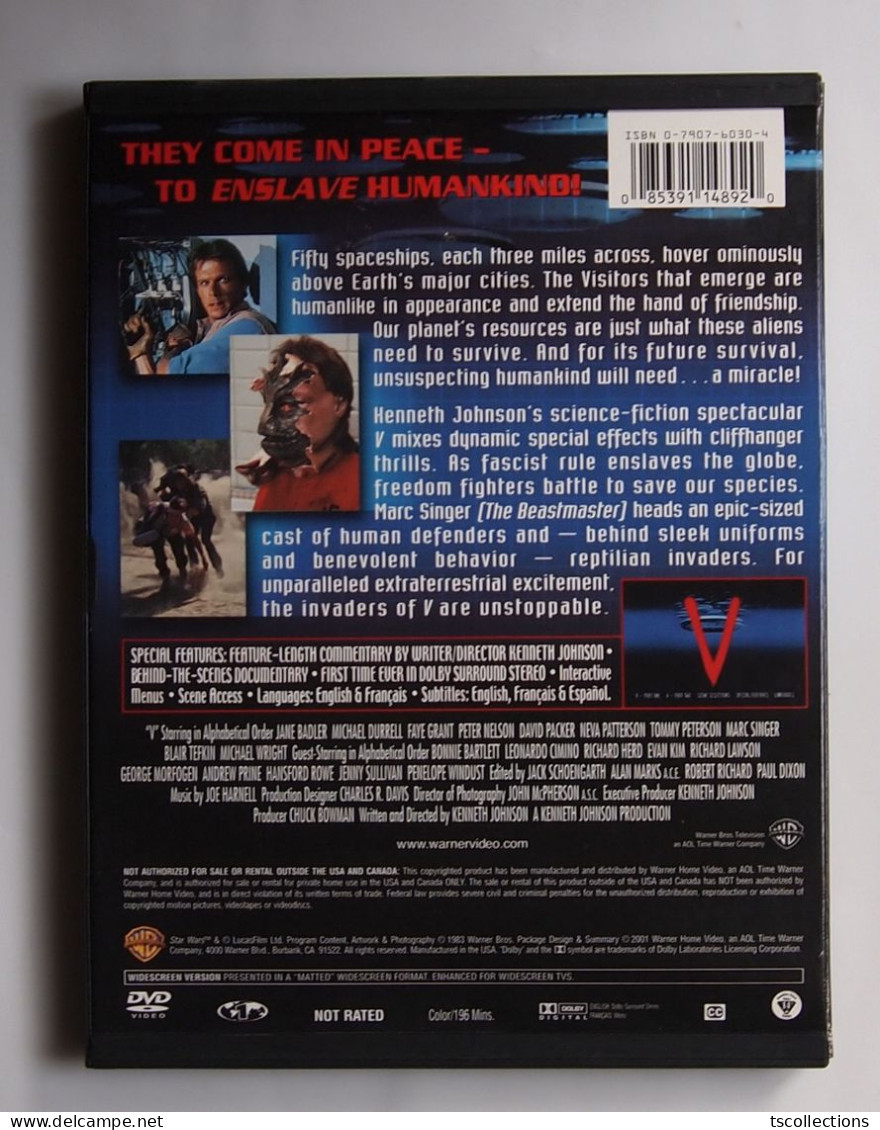 V - The Original Miniseries -  DVD Zone 1 - Sciences-Fictions Et Fantaisie