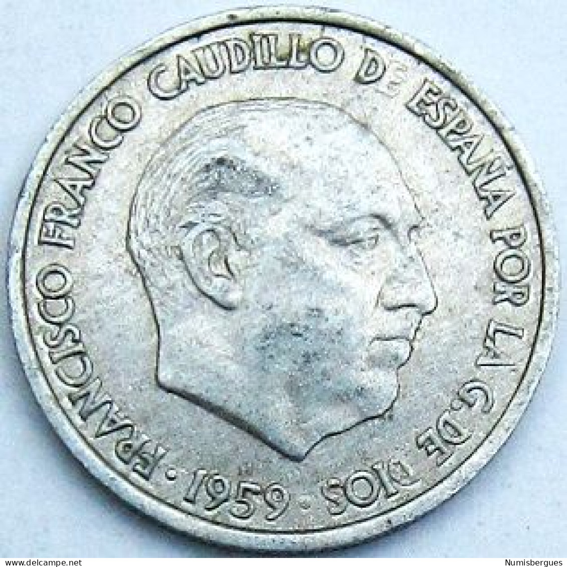 Pièce De Monnaie 10 Centimos 1959 - 10 Céntimos