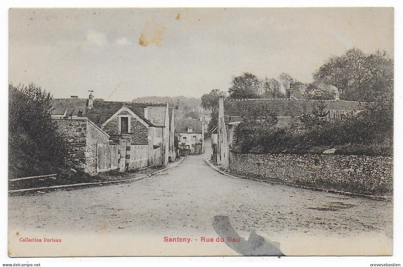 CPA - SANTENY - RUE DU BAU - Santeny