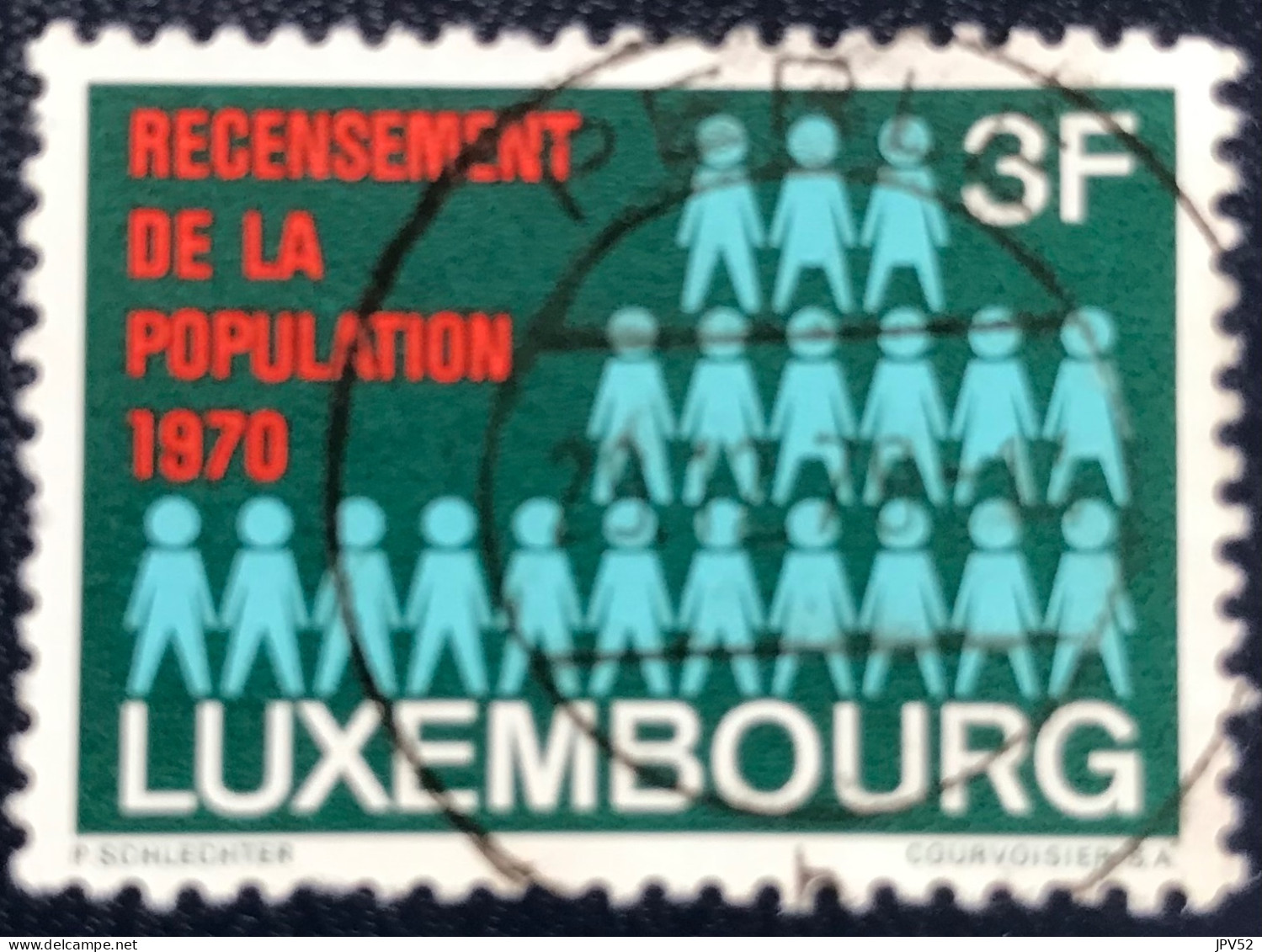 Luxembourg - Luxemburg - C18/31 - 1970 - (°)used - Michel 811 - Bevolkingspictogram - Usati