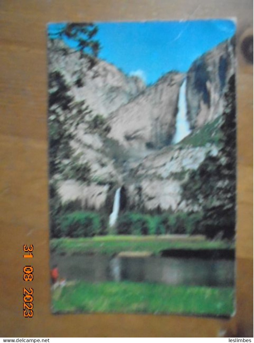 Yosemite Falls. National Park. Plastichrome P41522 PM 1965 - Yosemite