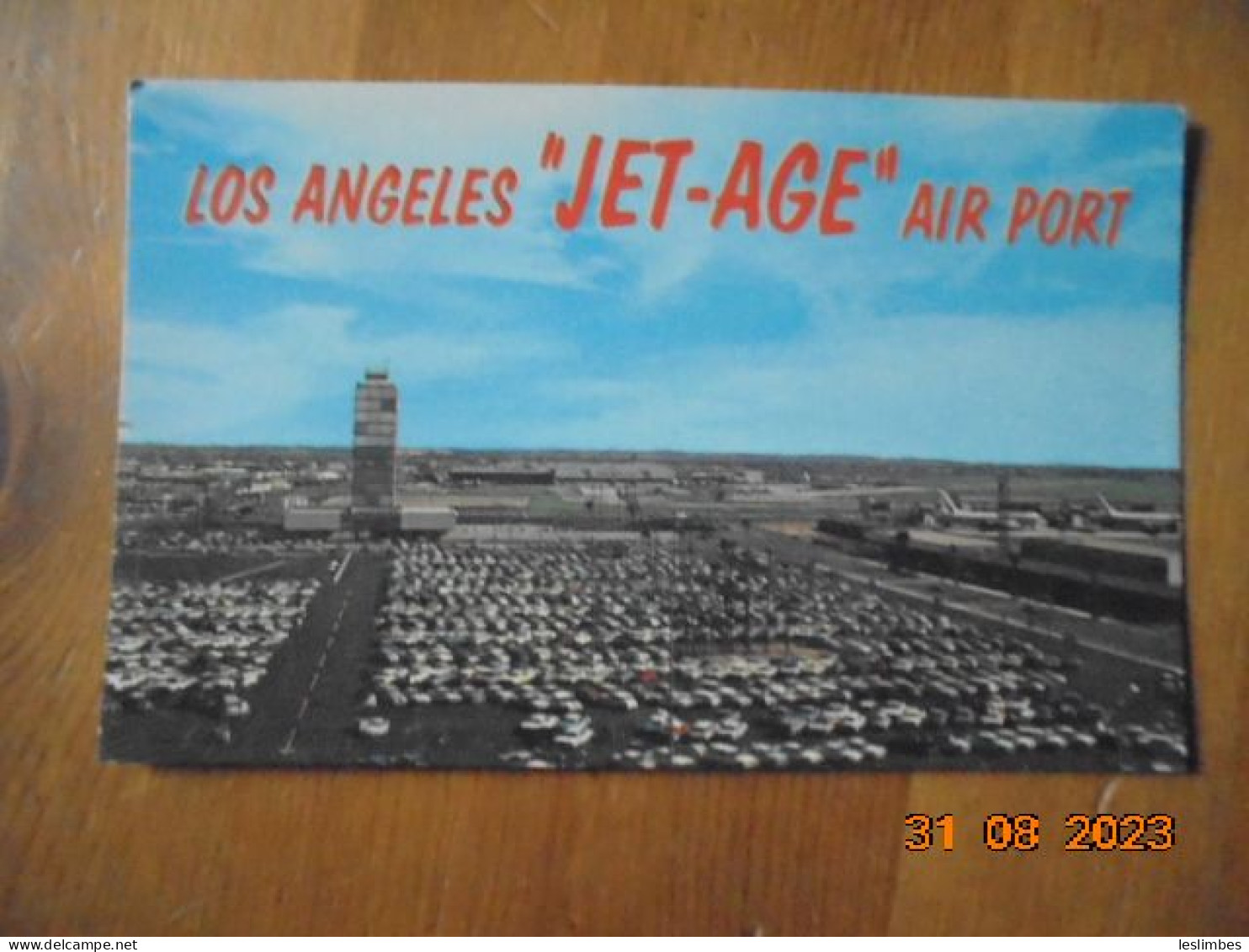 Jet Age. Los Angeles International Airport. Control Tower, A Part Of The 5,000 Car Parking .... Plastichrome P48091 - Los Angeles