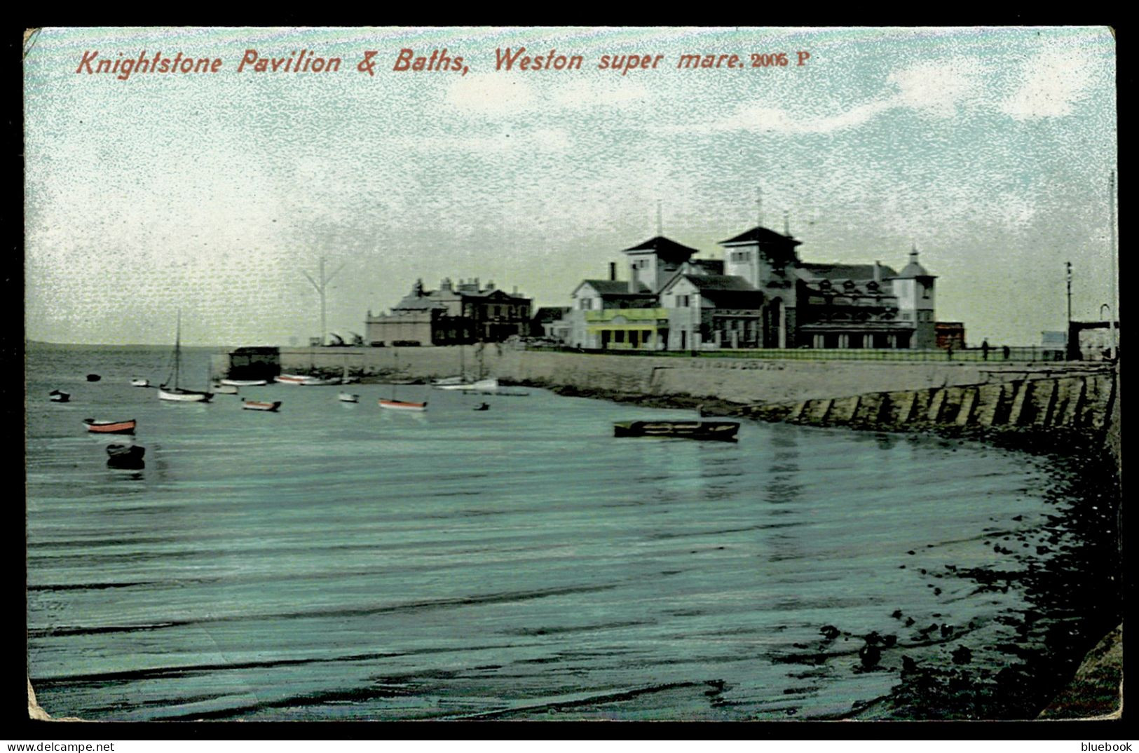 Ref 1629 - 1910 Postcard - Knightstone Pavilion & Baths - Weston Super Mare Somerset - Weston-Super-Mare