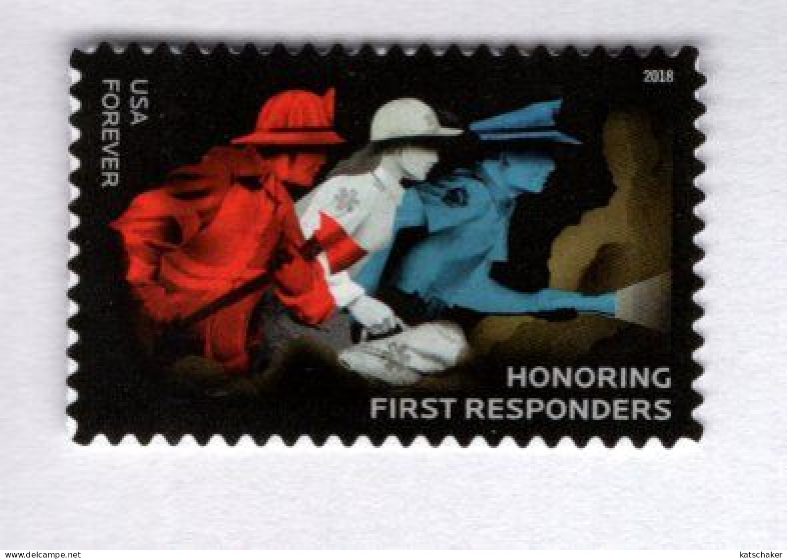 812389399 2018 SCOTT 5316 (XX)  POSTFRIS MINT  NEVER HINGED  -  HONORING FIRST RESPONDERS - Ungebraucht