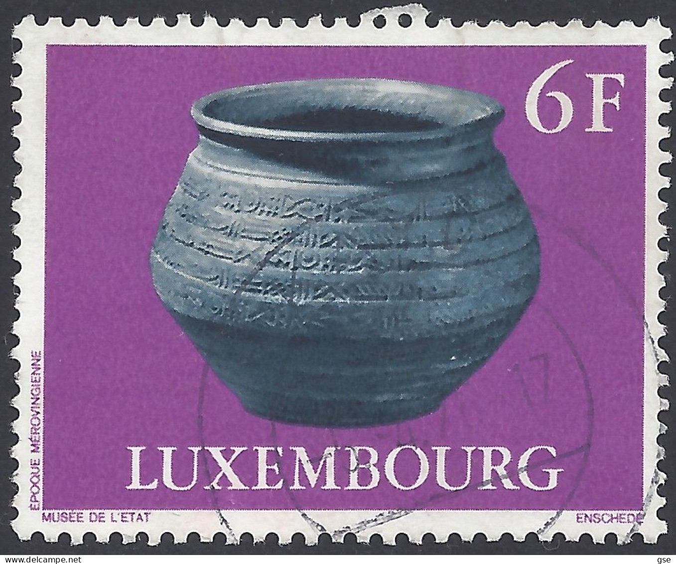 LUSSEMBURGO 1976 - Yvert 876° - Ceramica | - Used Stamps
