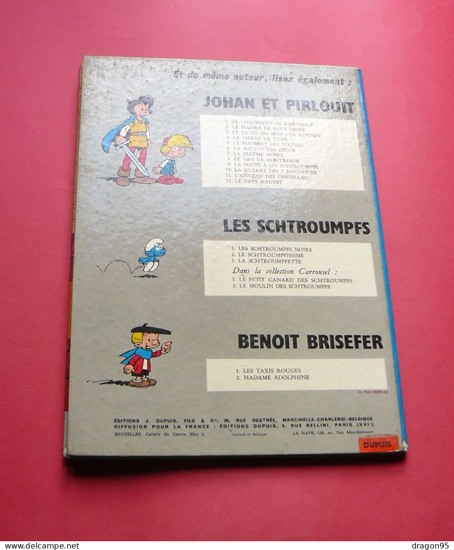 Johan Et Pirlouit : Le Lutin Du Bois Aux Roches - PEYO - 1967 - Johan Et Pirlouit