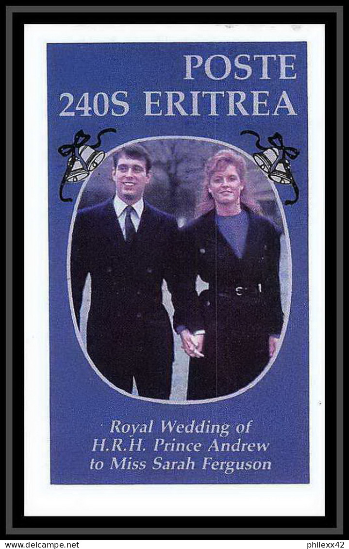 627 Eritrea 1986 Wedding Of Prince Andrew And Sarah Ferguson Essai (proof) - Scotland