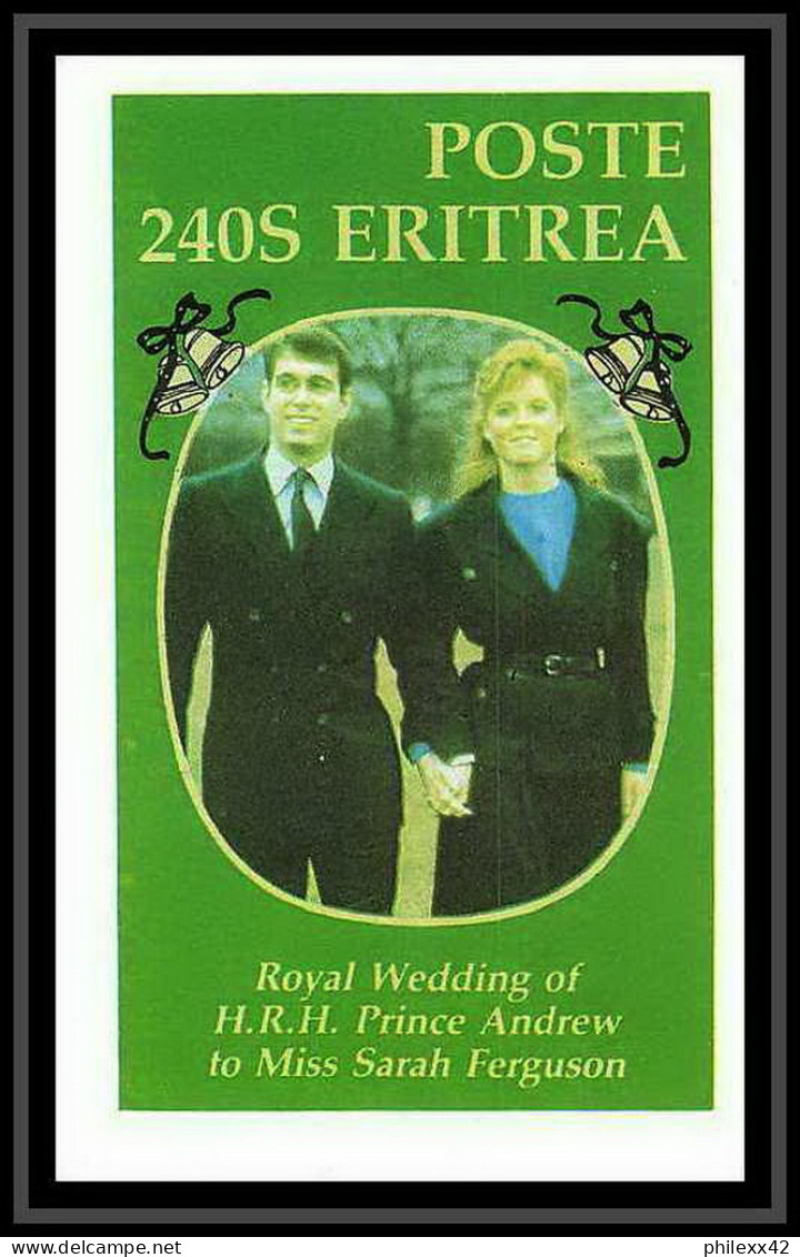 627 Eritrea 1986 Wedding Of Prince Andrew And Sarah Ferguson Essai (proof) - Scotland