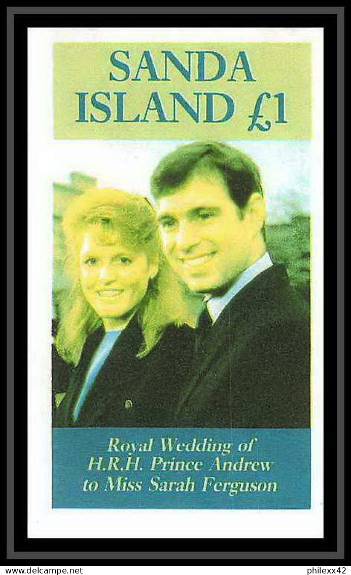 631 Sanda 1986 Wedding Of Prince Andrew And Sarah Ferguson Essai (proof) - Scotland