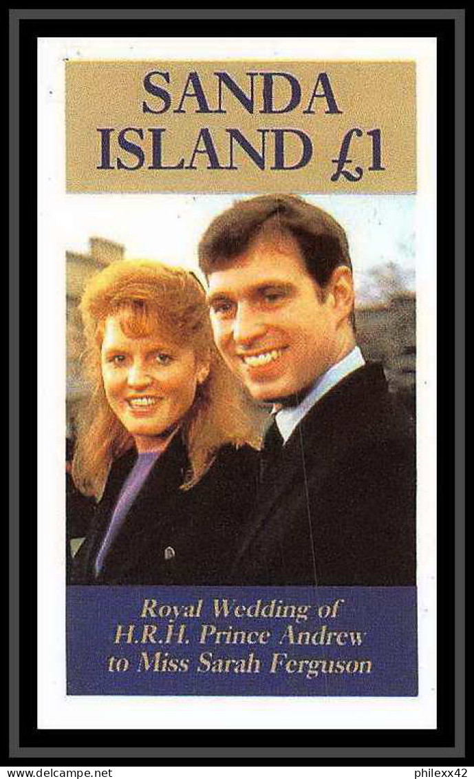 631 Sanda 1986 Wedding Of Prince Andrew And Sarah Ferguson Essai (proof) - Scotland