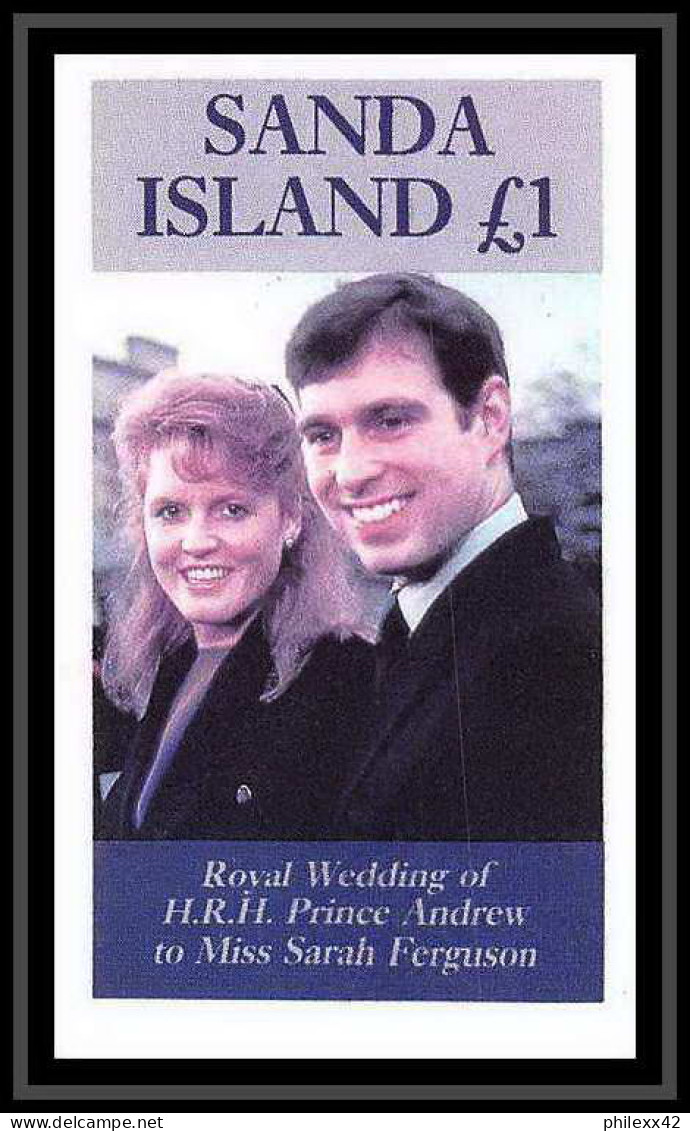 631 Sanda 1986 Wedding Of Prince Andrew And Sarah Ferguson Essai (proof) - Scotland