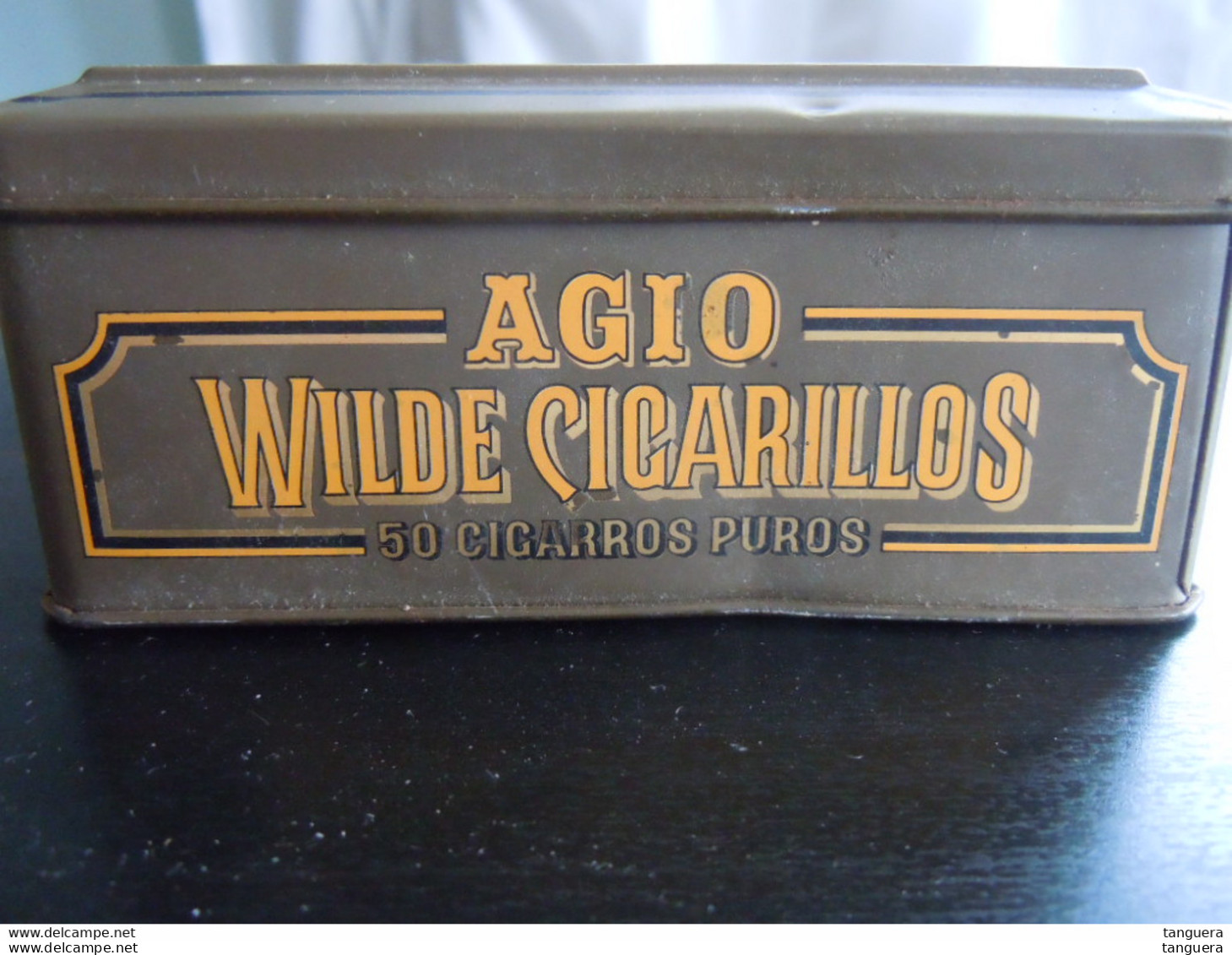 Wilde Cigarillos Agio Boîte En Metal Pour Cigares Blikken Doos Voor 50 Sigaren 11,5 X 11,5 X 4,5 Cm - Bodegas Para Puros (vacios)