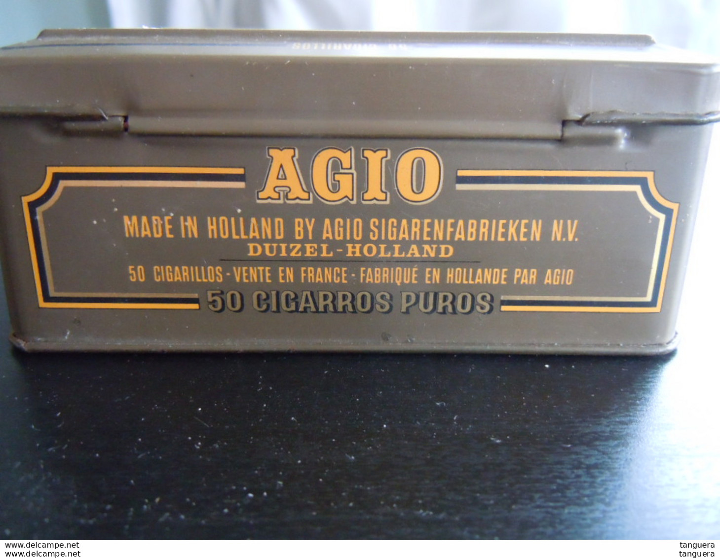 Wilde Cigarillos Agio Boîte En Metal Pour Cigares Blikken Doos Voor 50 Sigaren 11,5 X 11,5 X 4,5 Cm - Empty Cigar Cabinet