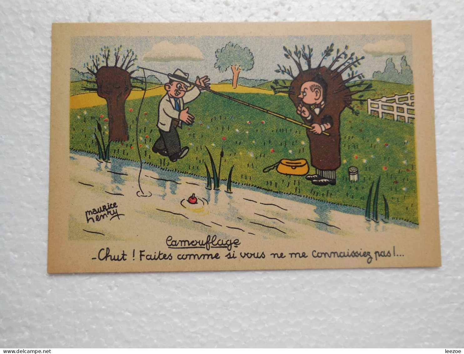 CPA HUMOUR PECHE PAR L'ILLUSTRATEUR HENRY MAURICE..LOT DE 6 CPA EDITION EDDE GRANVILLE....CP11 - Maurice