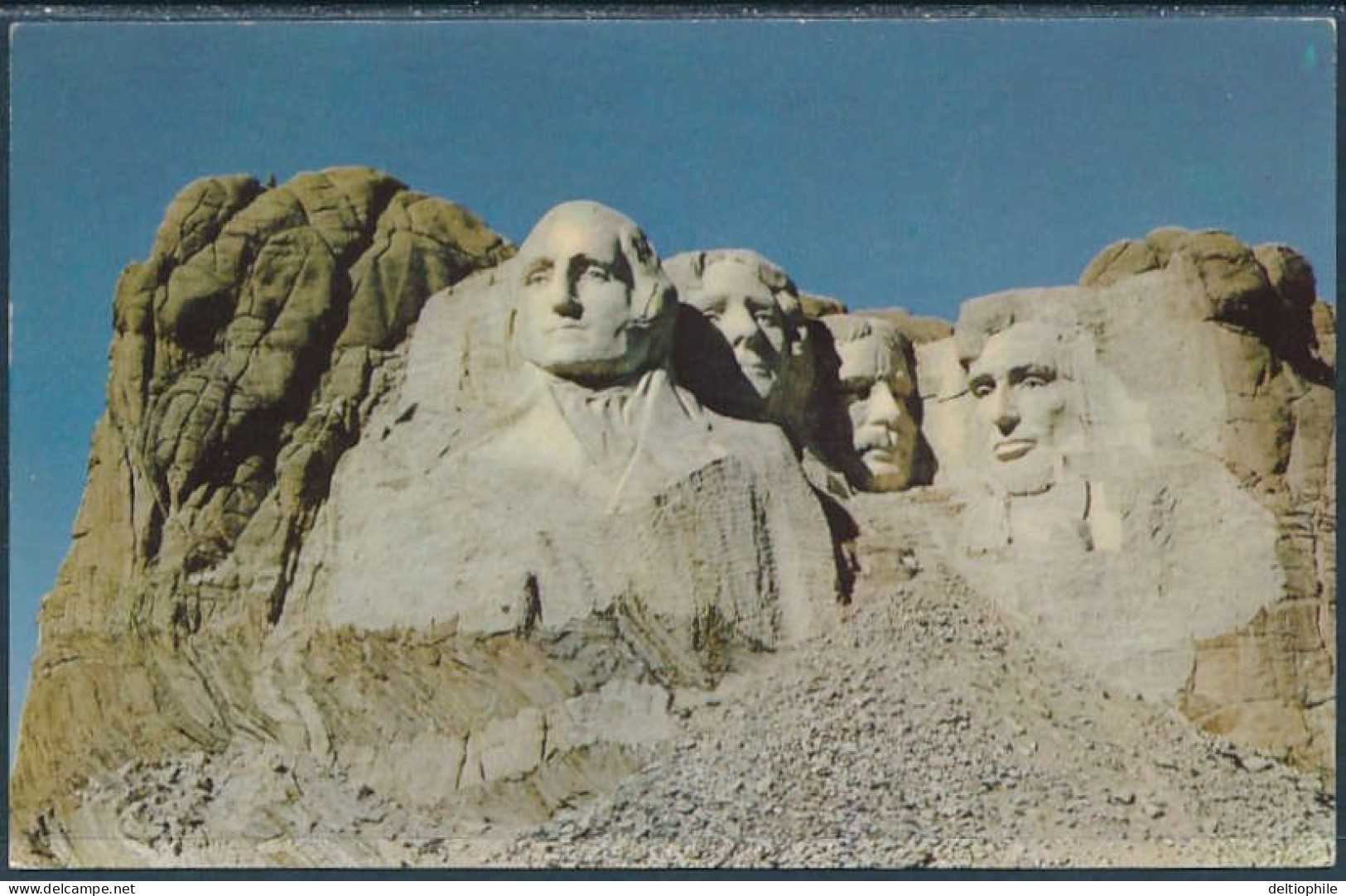 Mt. Rushmore National Memorial, Black Hills, South Dakota - Posted 1962 - Mount Rushmore